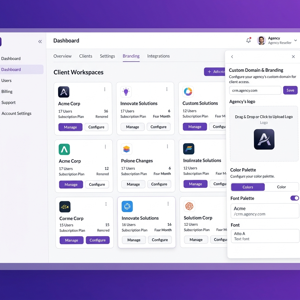 White-Label CRM & Lead Management Software for Marketing Agencies